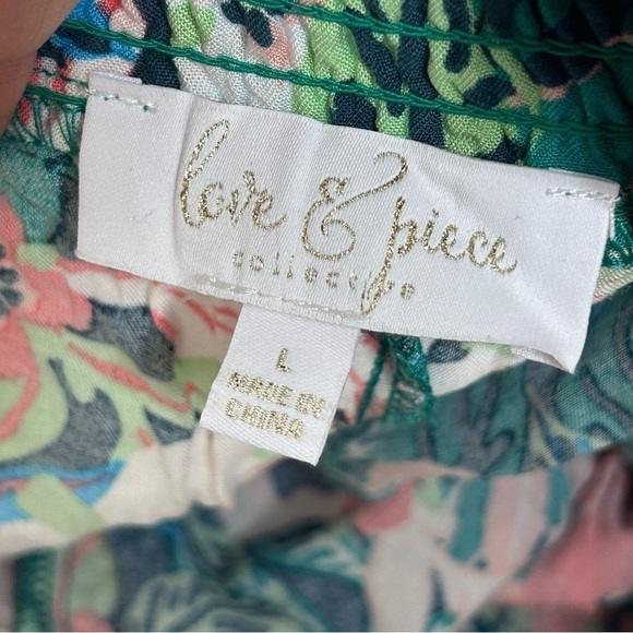 Love & Piece Collective Tropical Print Rayon Shorts NWOT - Picture 9 of 13